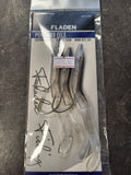 Fladen Portland Eels – 13cm Black (Size 6/0, 3‑Pack Soft Sea Lures)