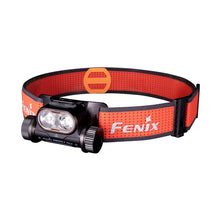 Load image into Gallery viewer, Fenix HM65R‑T V2.0 – 1600 Lumen Dual‑Beam Magnesium Headlamp (Black / Orange Band)