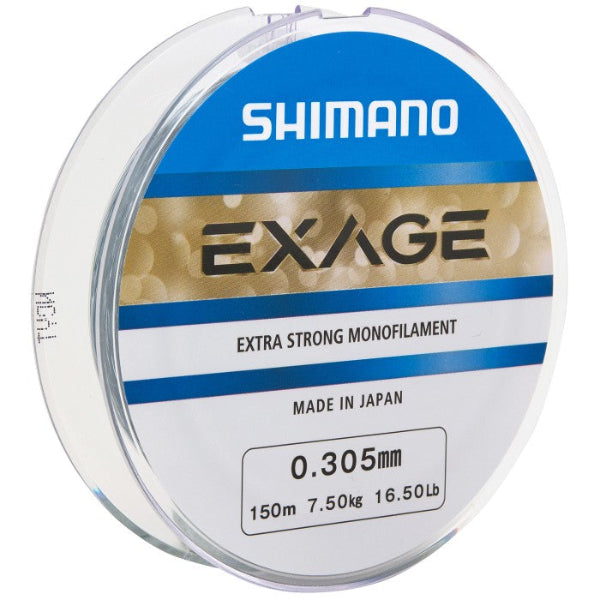 Shimano Exage Monofilament – 150m/300m (Extra Strong Mono)