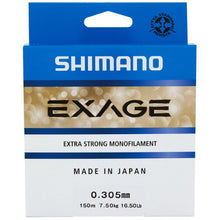Load image into Gallery viewer, Shimano Exage Monofilament – 150m/300m (Extra Strong Mono)