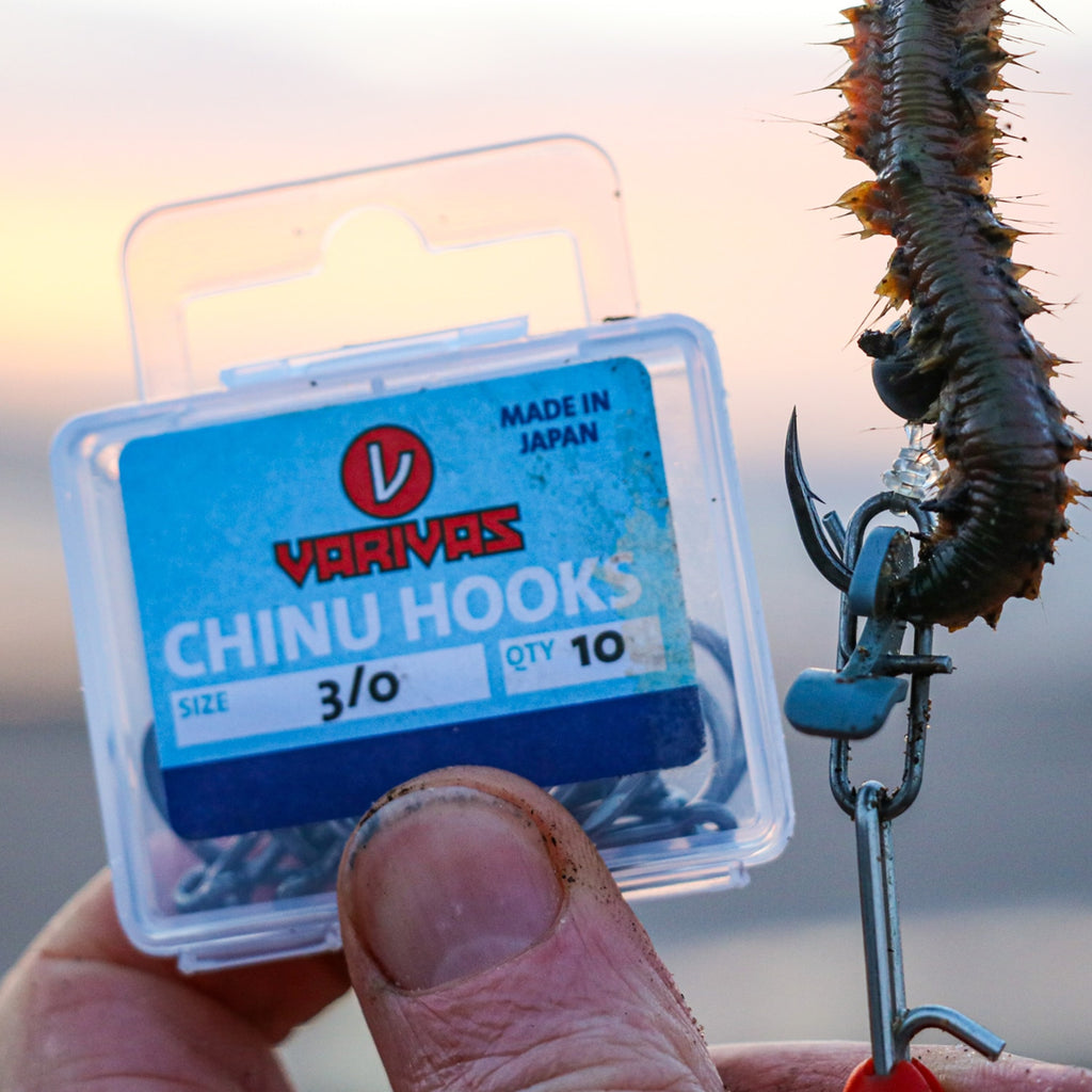 Varivas Chinu Fishing Hooks – Offset Short Shank Crab Hooks