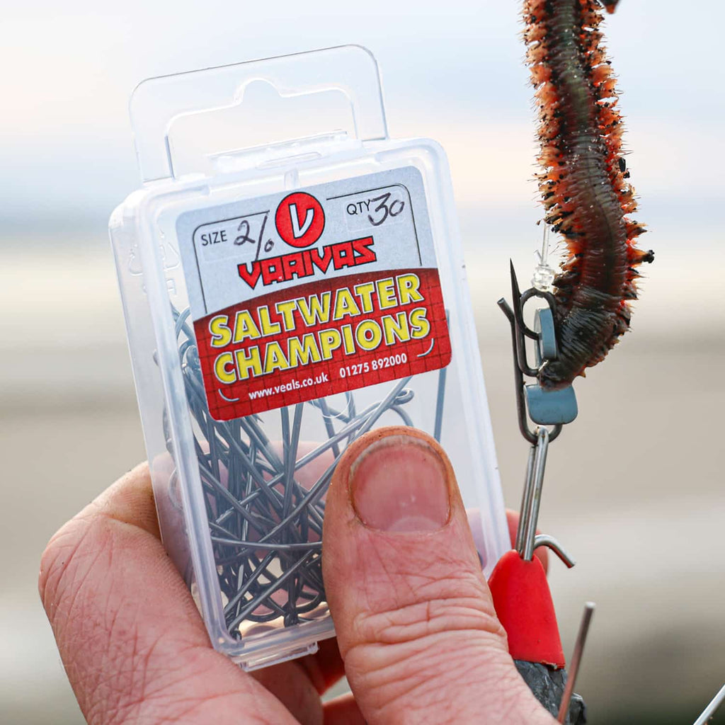 Varivas Saltwater Champions Hooks (Box) – Long Shank Flatfish Pattern
