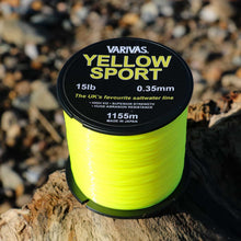 Load image into Gallery viewer, Varivas Yellow Sport Line – 4oz – Hi-Viz Smooth Casting Line