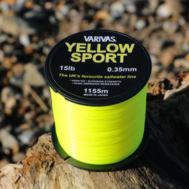 Varivas Yellow Sport Line – 4oz – Hi-Viz Smooth Casting Line