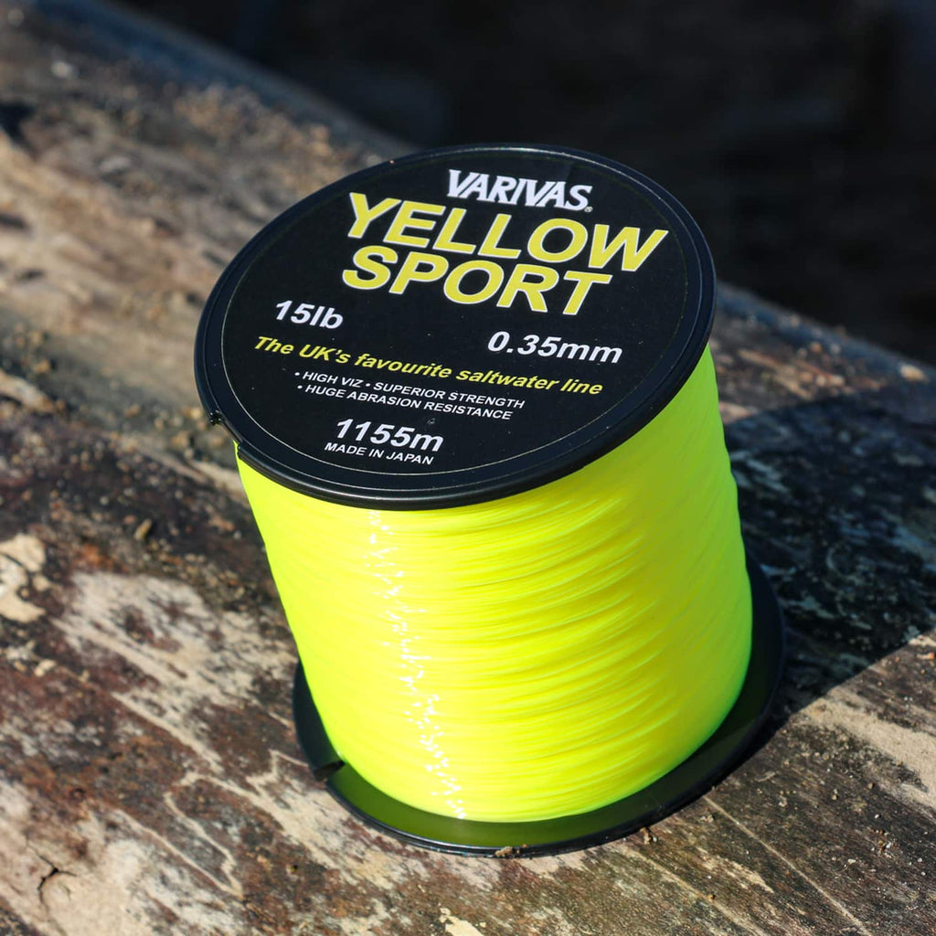 Varivas Yellow Sport Line – 4oz – Hi-Viz Smooth Casting Line