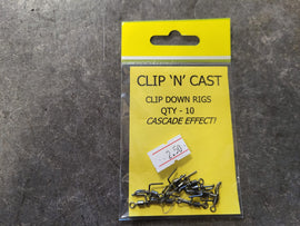 Clip ’N’ Cast – Qty 10 (Clip‑Down Rig Components)