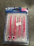 Fishzone Classic Bullet Heads – 10cm 12g (4‑Pack Soft Lures)