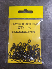 Power Beach Links – Qty 25 (Stainless Steel Rig Connectors)