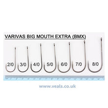 Load image into Gallery viewer, Varivas Big Mouth XTRA Hooks – Box – Heavy Wire for Big Baits