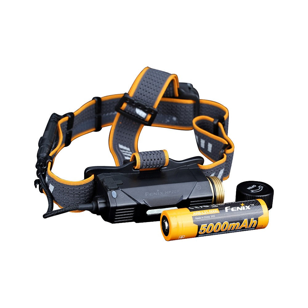 Fenix HP25R V2.0 – 1600 Lumen Triple‑Beam Rechargeable Headlamp