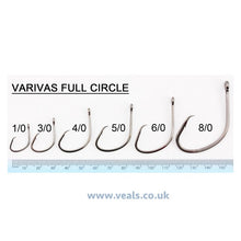 Load image into Gallery viewer, Varivas Full Circle Fishing Hooks – Dongle Rig Lip Hooking