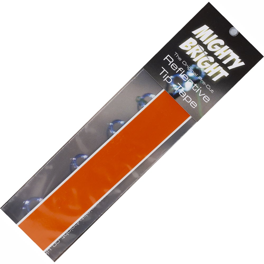 Mighty Bright Reflective Tip Tape – 4‑Pack (Rod Tip Visibility Tape)