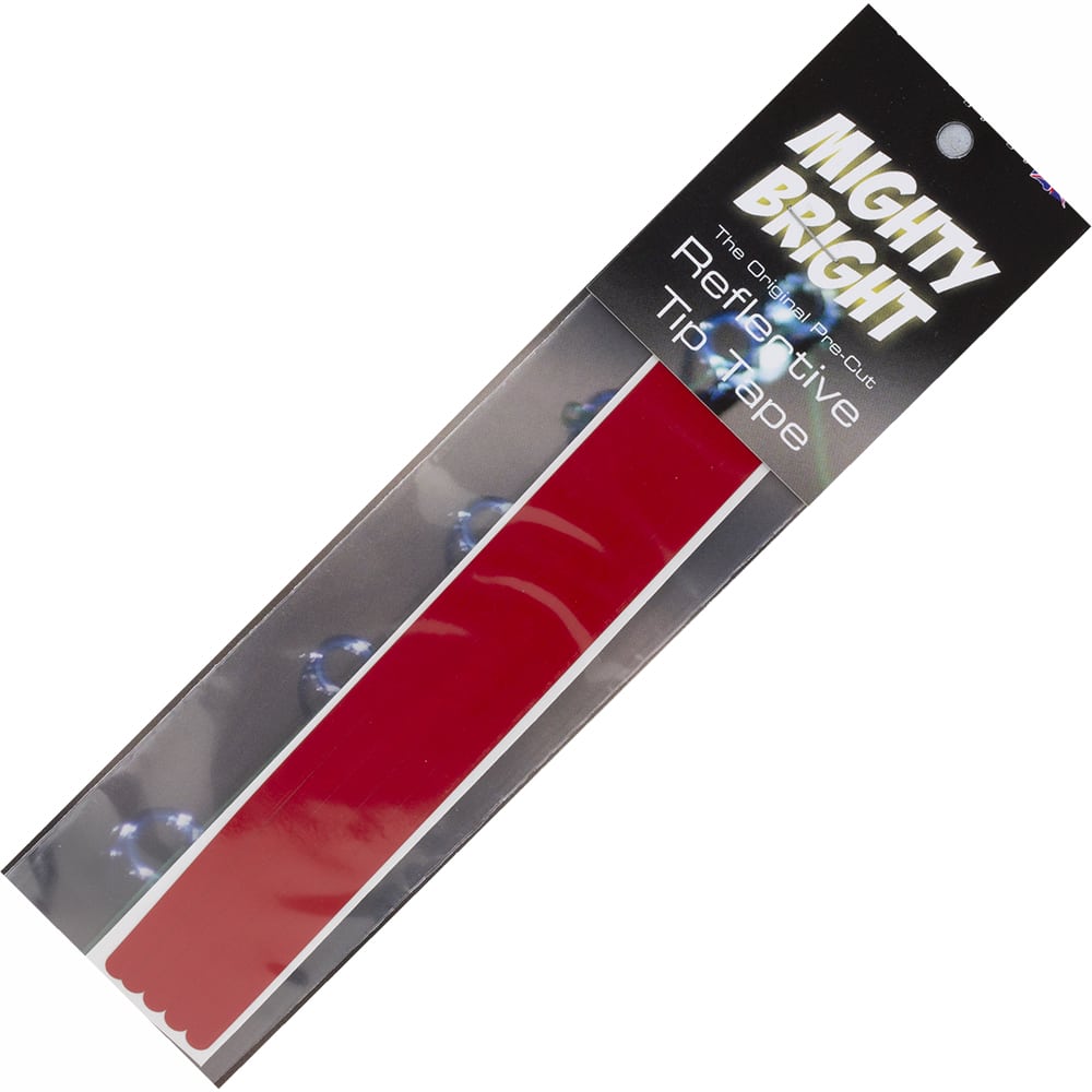 Mighty Bright Reflective Tip Tape – 4‑Pack (Rod Tip Visibility Tape)