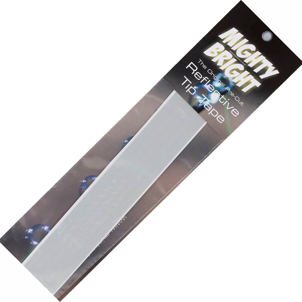 Mighty Bright Reflective Tip Tape – 4‑Pack (Rod Tip Visibility Tape)