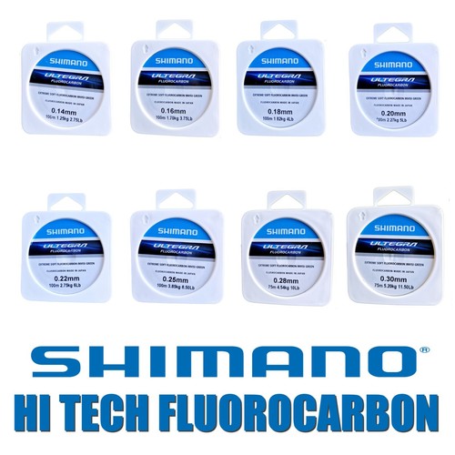 Shimano Ultegra Fluorocarbon – 100m/75m (Invisi‑Green Soft Fluorocarbon)