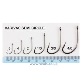 Varivas Semi Circle Fishing Hooks – Lip Hooking Match Pattern
