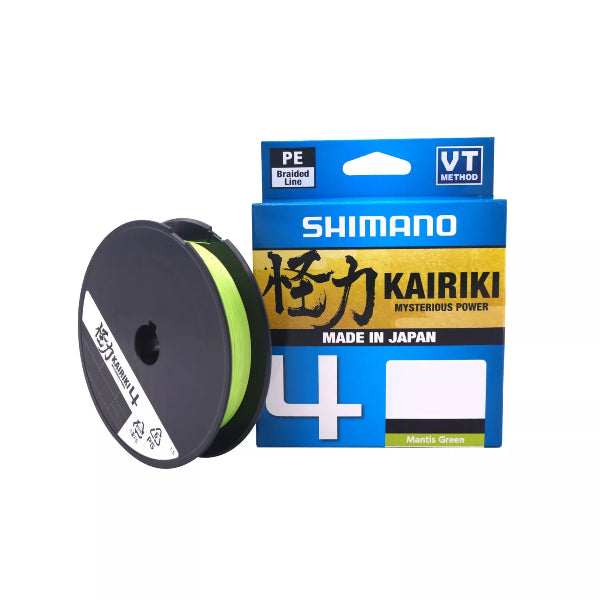 Shimano Kairiki 4 Braid – 300m (Mantis Green)