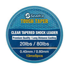 Load image into Gallery viewer, Seadra Tough Taper Tapered Shock Leader Fishing Line – Mist Yellow – Premium Casting Leader