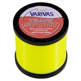 Varivas Yellow Sport Line – 1/2kg – Hi-Viz Bulk Casting Line